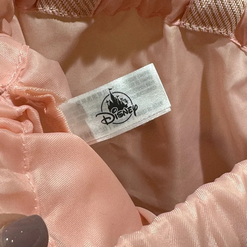 DISNEY PARKS PRINCESS BIBBIDI BOBBIDI BOUTIQUE PINK RUCKSACK BAG. EUC - Picture 3 of 6